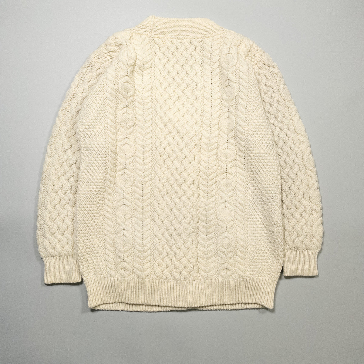 [メンズM] 90年代 aran crafts/アランクラフト ニット セーター フィッシャーマン カーディガン