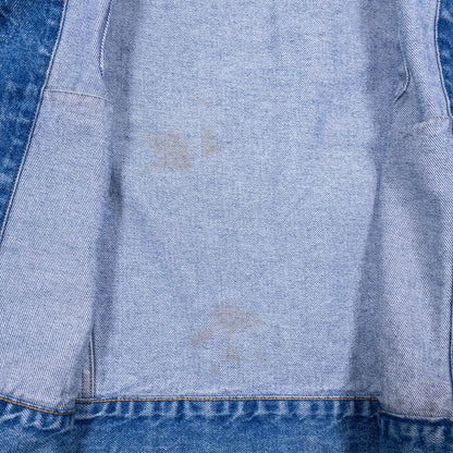 [メンズL] 90年代 GAP/ギャップ Gジャン・デニムジャケット オールドギャップ ピンバッジ付き