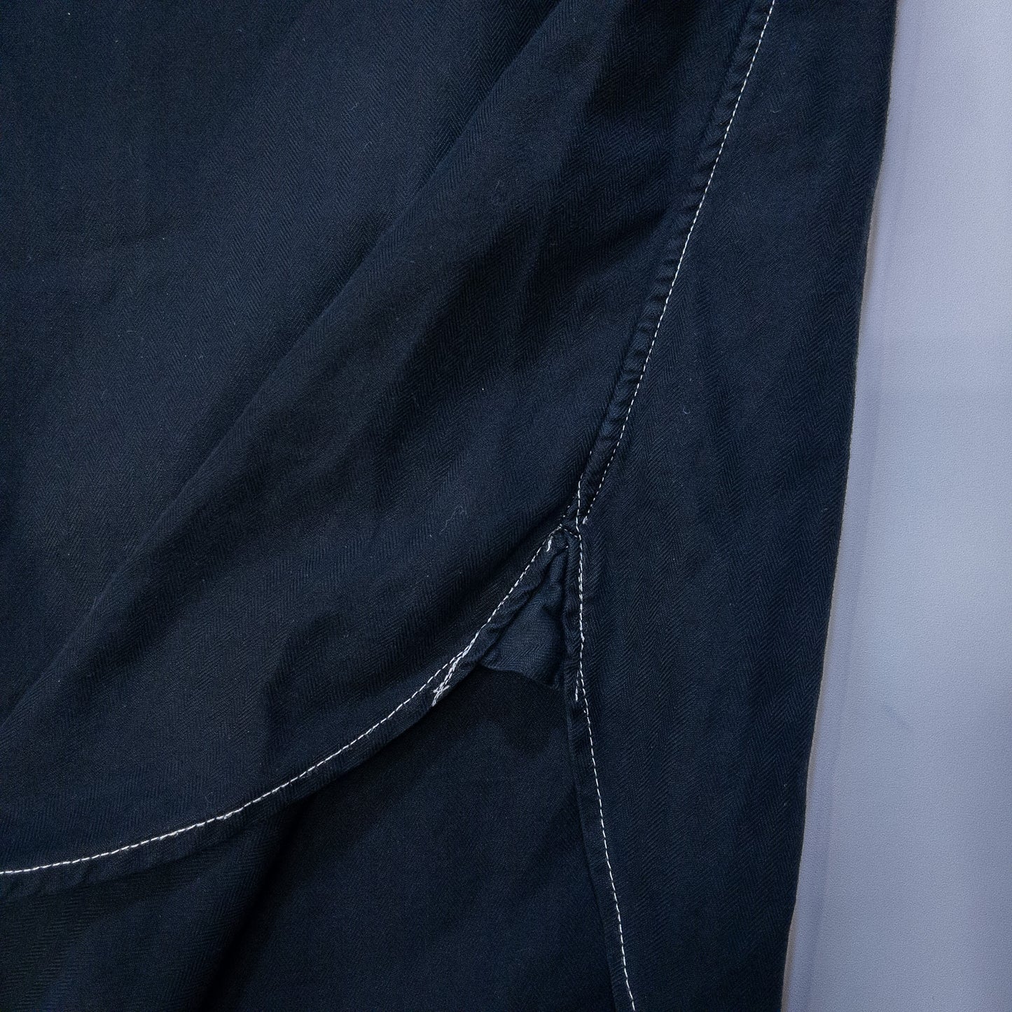 [メンズXL] 00年代 Ralph Lauren/ラルフローレン ワイシャツ BDシャツ 黒染め
