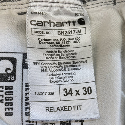 [メンズW33] 00年代 Carhartt/カーハート ワークパンツ RUGGED FLEX 5ポケット ストレッチ