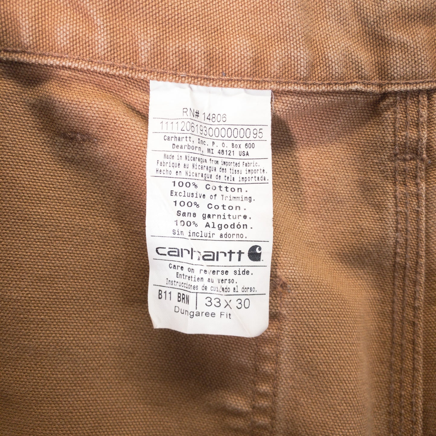 [メンズW33] 00年代 Carhartt/カーハート ワークパンツ ペインターパンツ