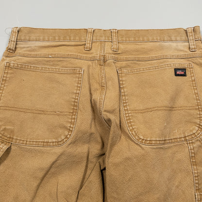 [メンズW35] 00年代 Dickies/ディッキーズ デニム ジーンズ ダック地 ペインターパンツ ダメージ