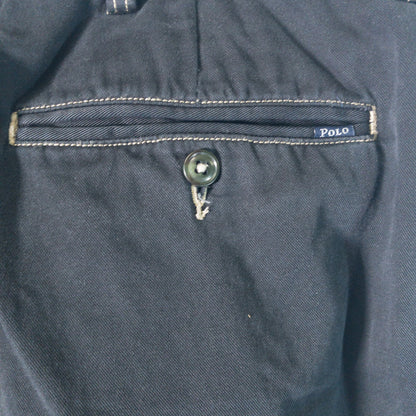 [メンズW34] 90〜00年代 Polo by Ralph Lauren/ポロバイラルフローレン チノパン 黒染め