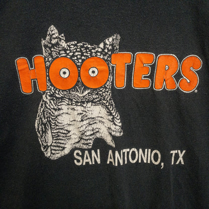 [メンズL] 90年代 Tシャツ Hooters フーターズ プリント