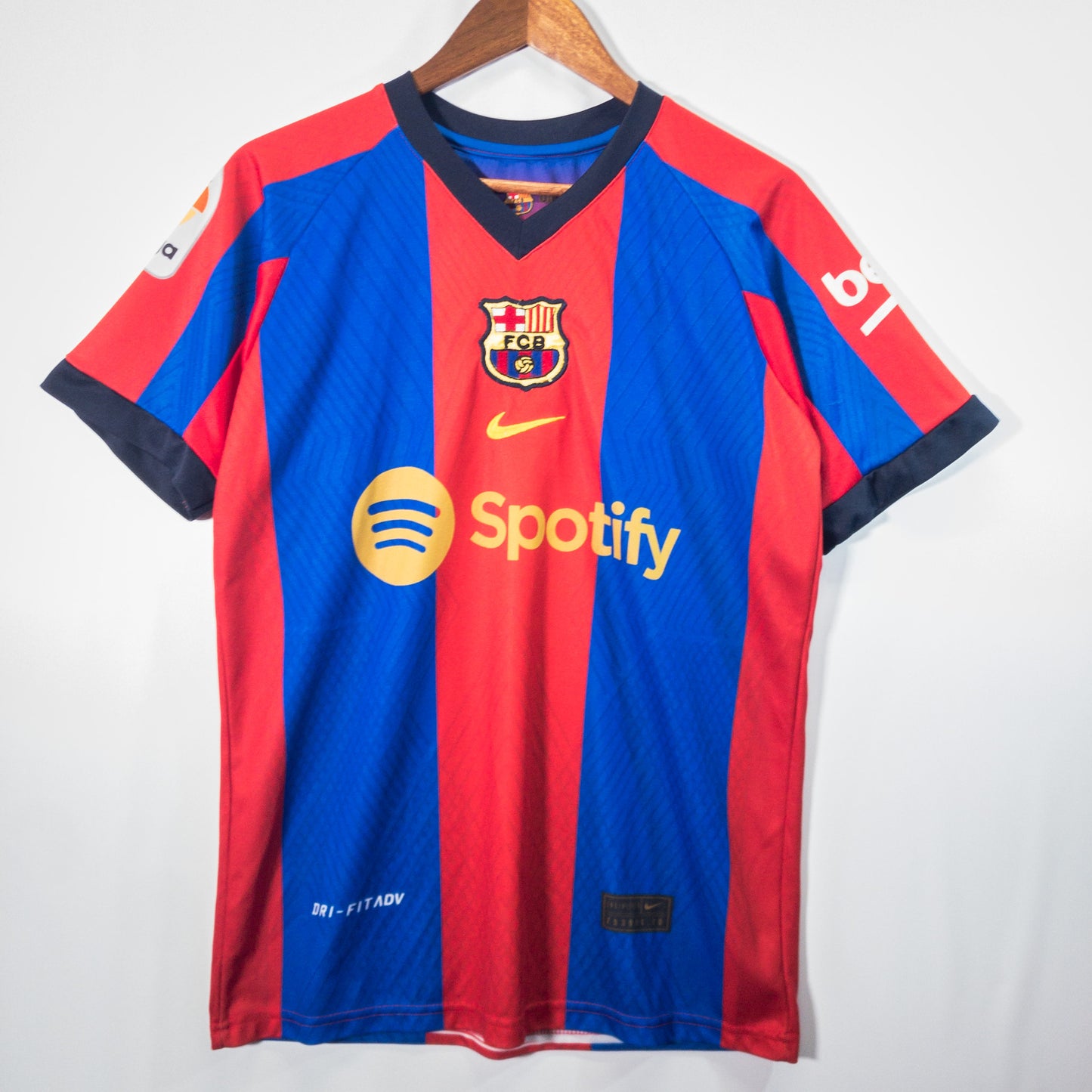 [メンズM] 00年代 Nike/ナイキ 半袖シャツ ゲームシャツ サッカーユニフォーム バルセロナ