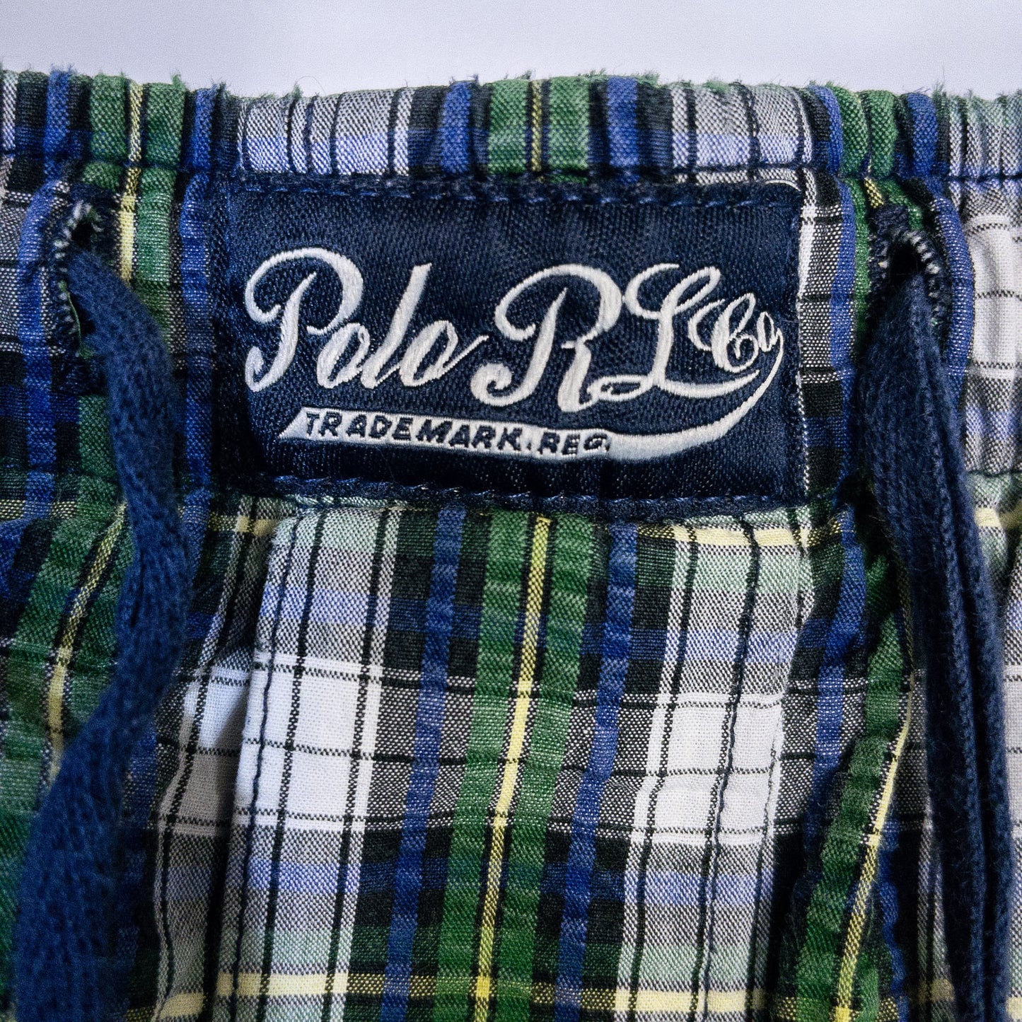 [メンズW37] 00年代 Polo Ralph Lauren/ポロラルフローレン イージーパンツ スリーピングパンツ チェック シアサッカー