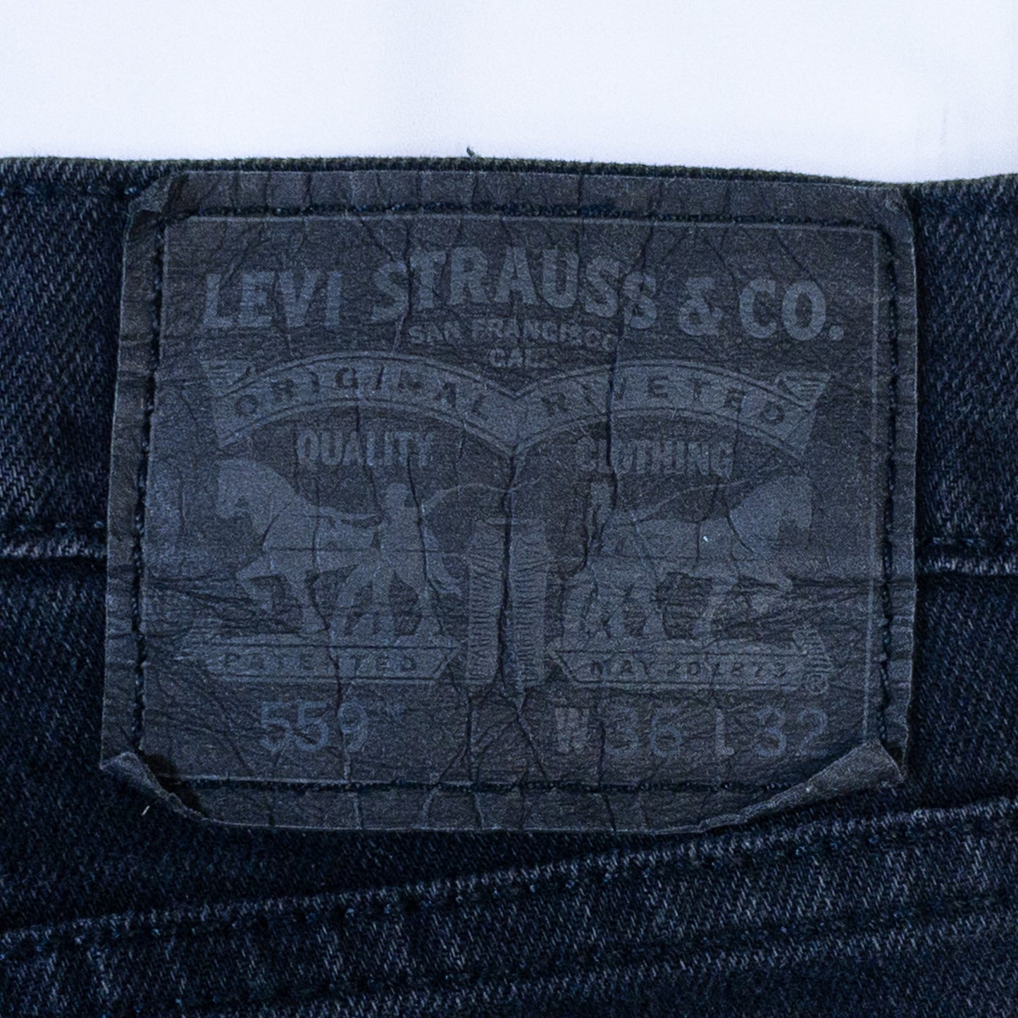 [メンズW37] 00年代 Levi's/リーバイス デニム ジーンズ 559 ブラックデニム