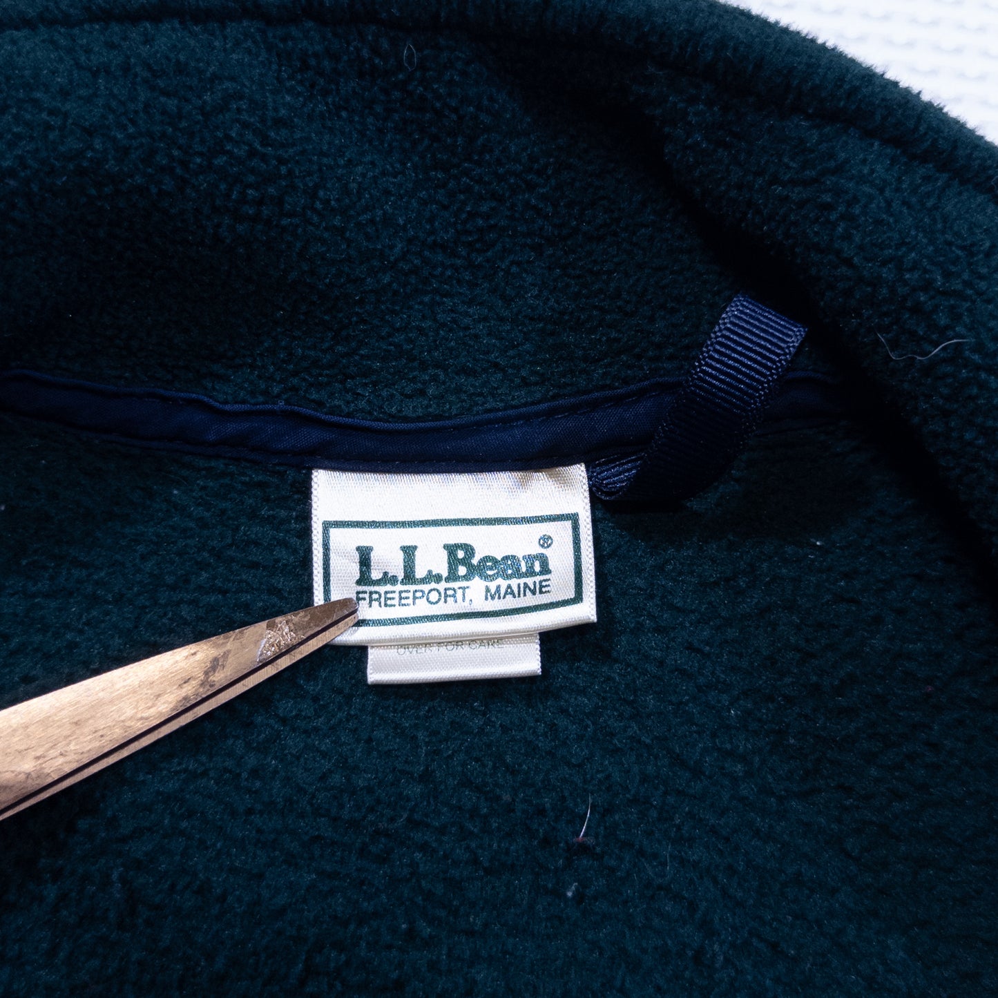 [メンズXL] 90年代 L.L.Bean/エルエルビーン フリースジャケット USA製 ハーフジップ