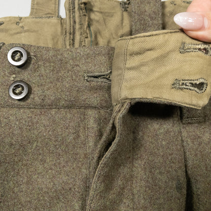[メンズW30] 60年代 西ドイツ軍 ウールカーゴパンツ