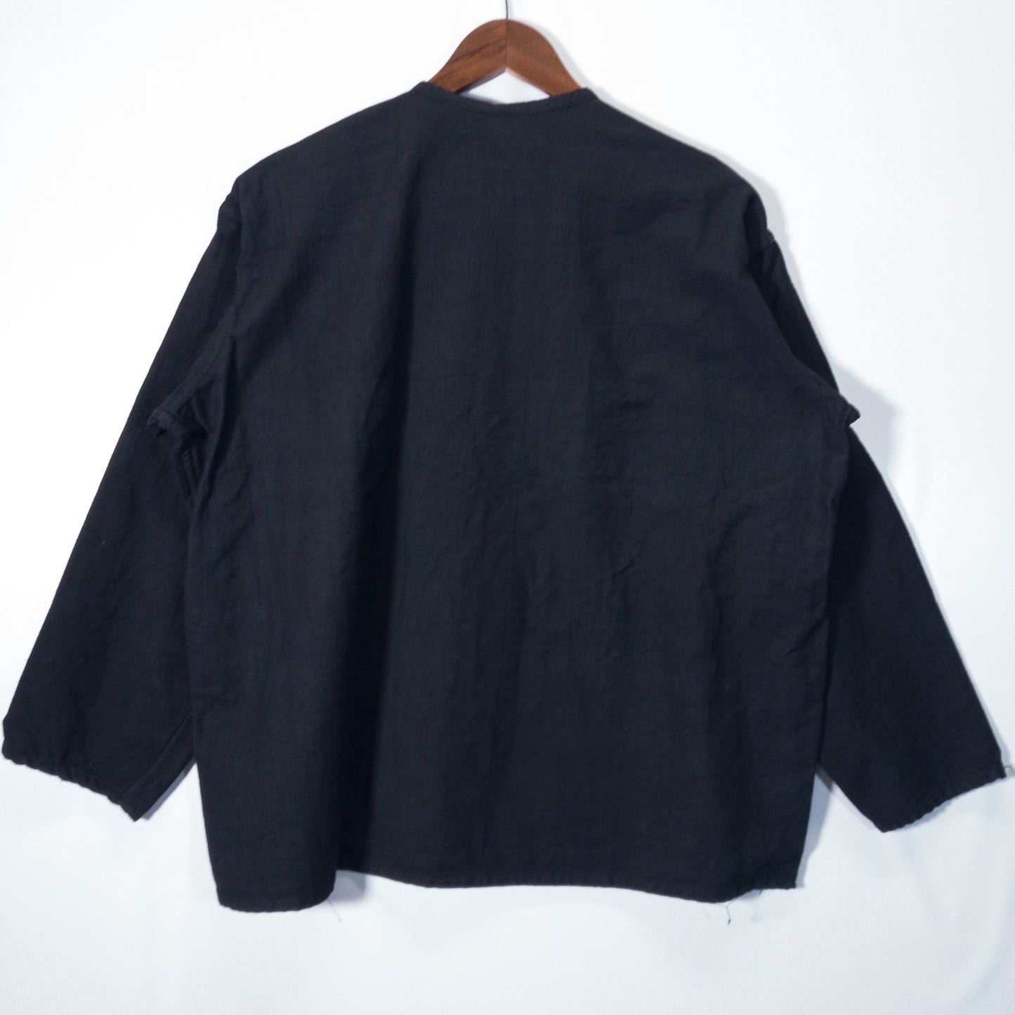 [メンズXL] 80年代 長袖シャツ ソ連軍 スリーピングシャツ 黒染め