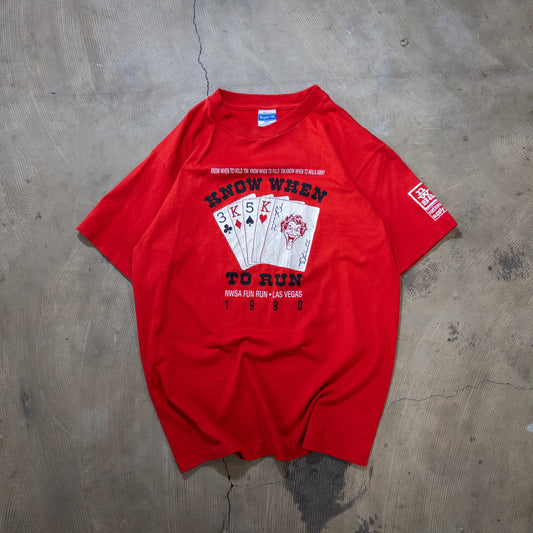 [メンズS] 90年代 Tシャツ ラスベガス トランプ JOKER