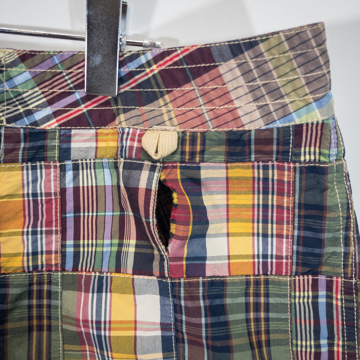 [メンズW37] 00〜10年代 Polo Ralph Lauren/ポロラルフローレン ショートパンツ・ハーフパンツ マドラスチェックショーツ マルチカラー