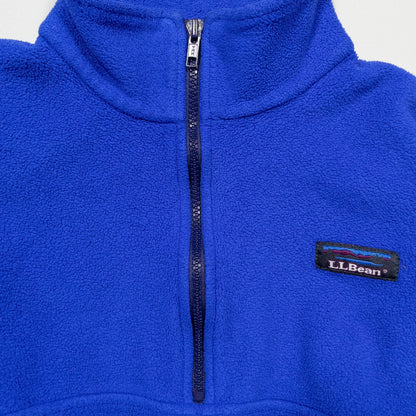 [レディース3XL] 90年代 L.L.Bean/エルエルビーン フリースジャケット USA製 ハーフジップ