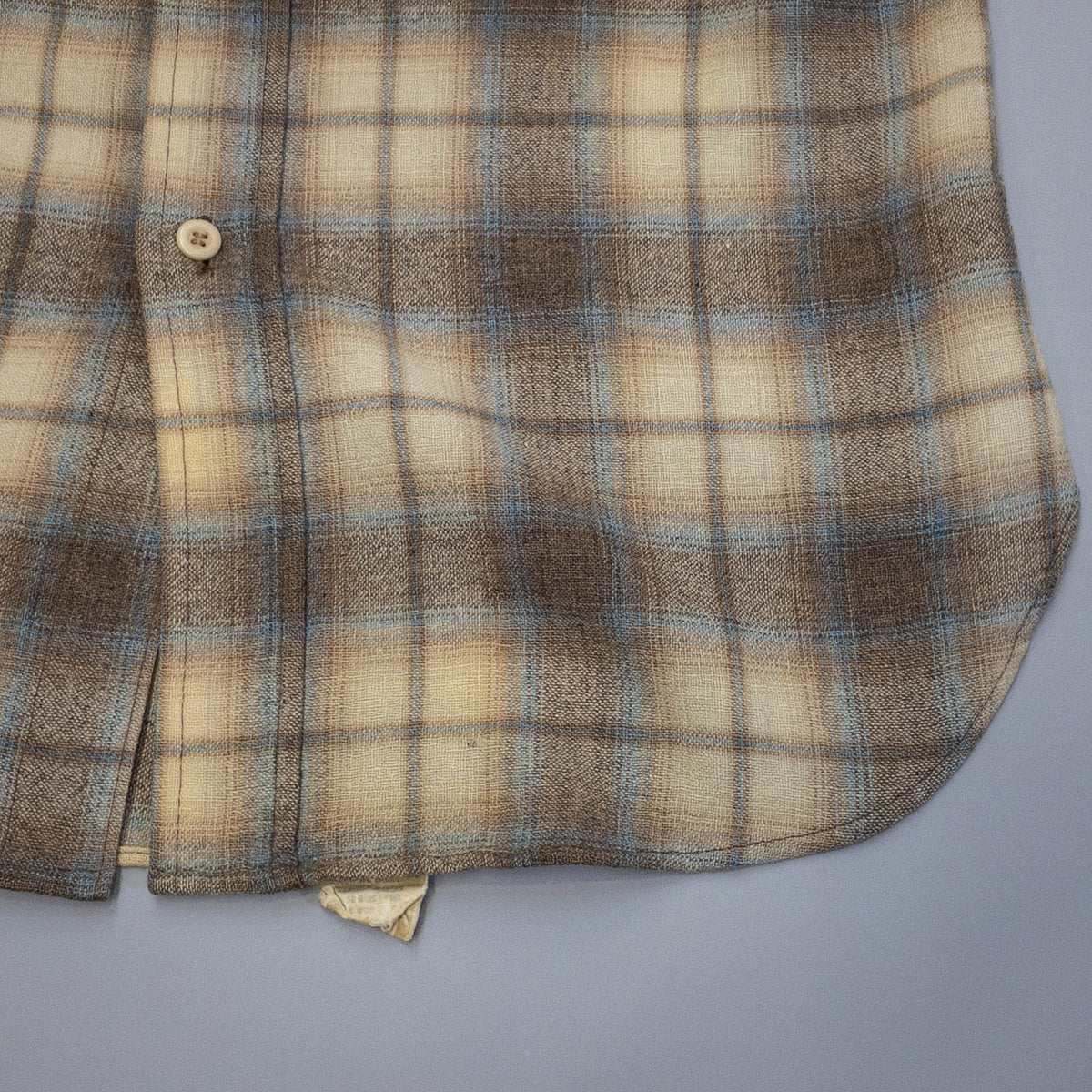 [メンズS] 70〜80年代 PENDLETON/ペンドルトン 長袖シャツ オンブレチェック ウールシャツ
