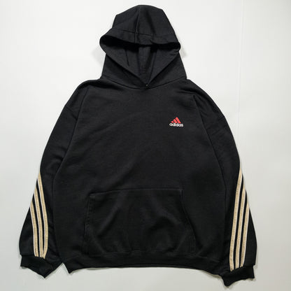 [メンズXL] 90年代 adidas/アディダス パーカー 3ストライプ