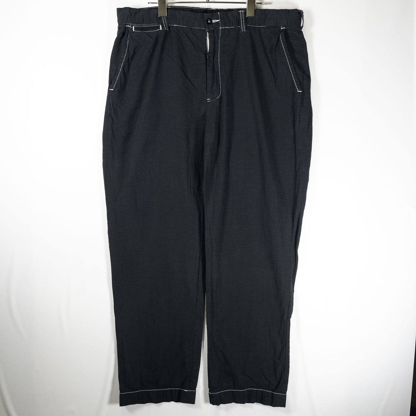 [メンズW36] 90〜00年代 Polo by Ralph Lauren/ポロバイラルフローレン シアサッカー パンツ 黒染め