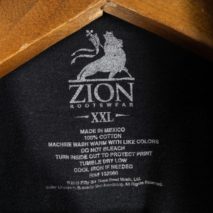 [メンズXL] 00年代 ZION Tシャツ ボブマーリー フェイスT