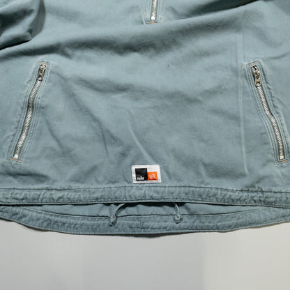 [メンズL] 90〜00年代 Nike/ナイキ ハーフジップ フーデッド アノラック