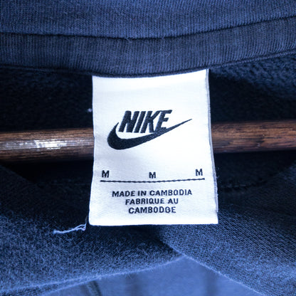 [レディースXL] 00年代 Nike/ナイキ パーカー センターロゴ 短丈