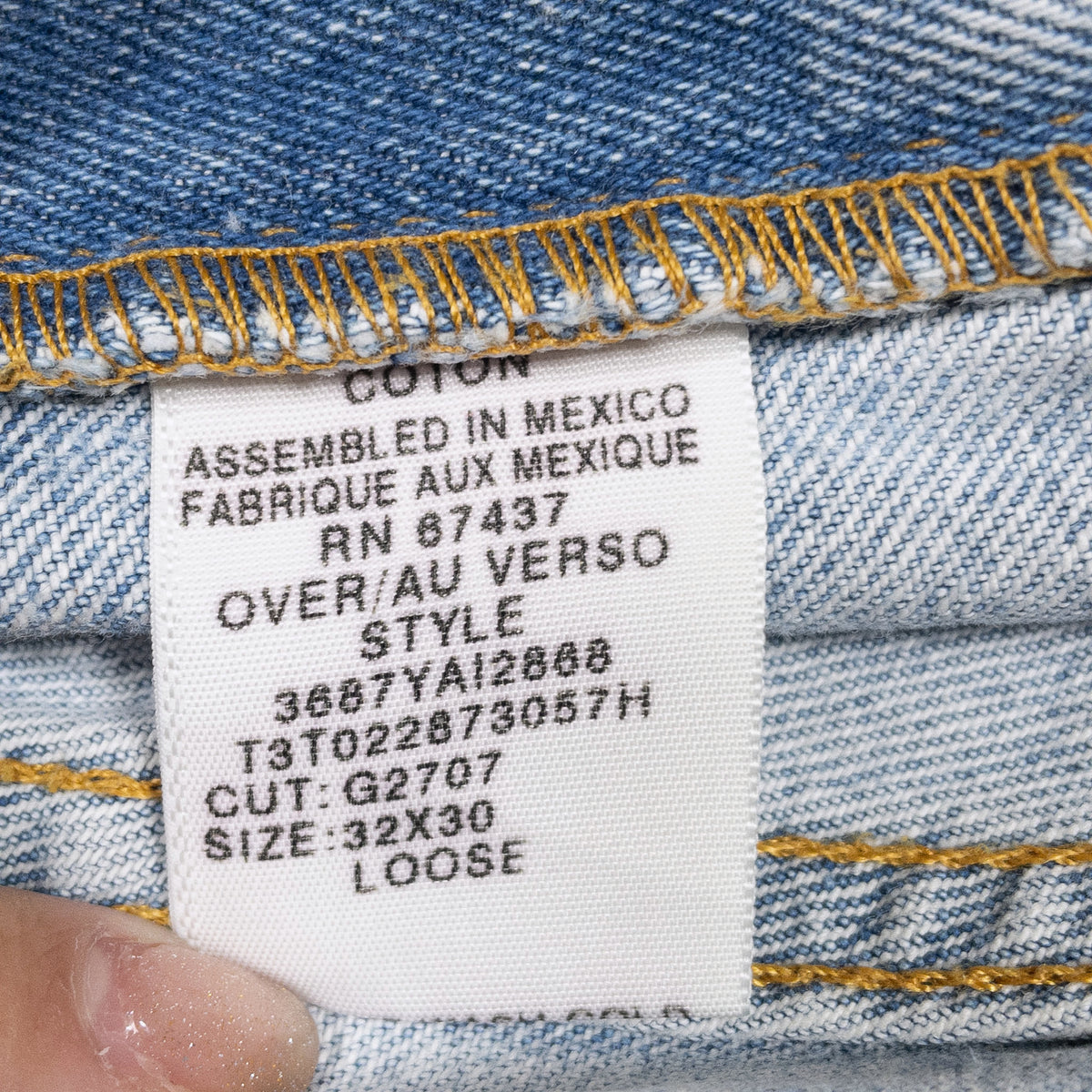 [メンズW32] 90〜00年代 POLO JEANS COMPANY/ポロジーンズカンパニー デニム ジーンズ LOOSE 星条旗
