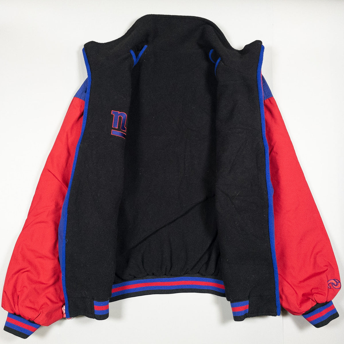 [メンズXL] 90〜00年代 NFL ジャンパー・ブルゾン NY GIANTS リバーシブルジャケット