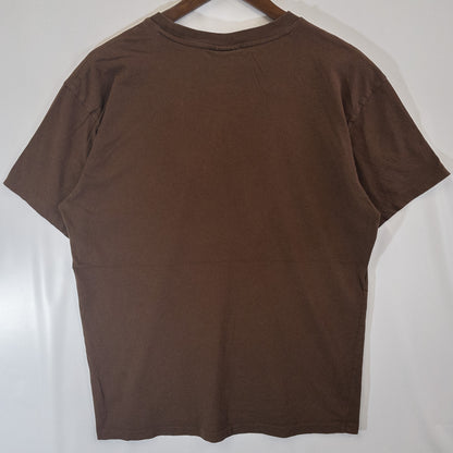 Tシャツ M ブラウン ワンポイント刺繍 ポケット Polo Ralph Lauren/ポロラルフローレン