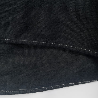 [メンズL] 00年代 Polo by Ralph Lauren/ポロバイラルフローレン 半袖シャツ 総柄 髑髏 黒染め