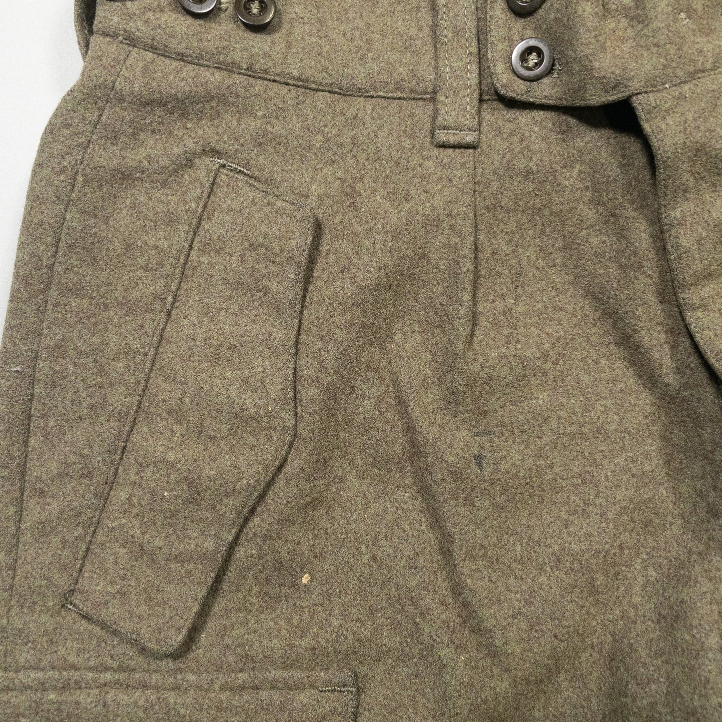 [メンズW30] 60年代 西ドイツ軍 ウールカーゴパンツ
