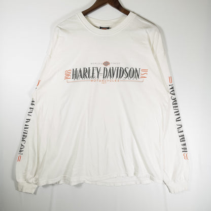 [メンズXL] 00年代 Harley-Davidson/ハーレーダビッドソン 長袖Tシャツ ロンT USA製