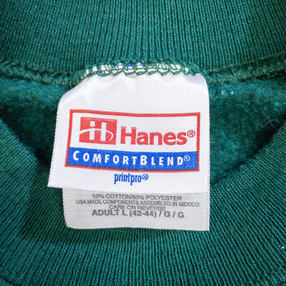 [メンズL] 90年代 Hanes/ヘインズ スウェット トレーナー 無地 ブランクスウェット