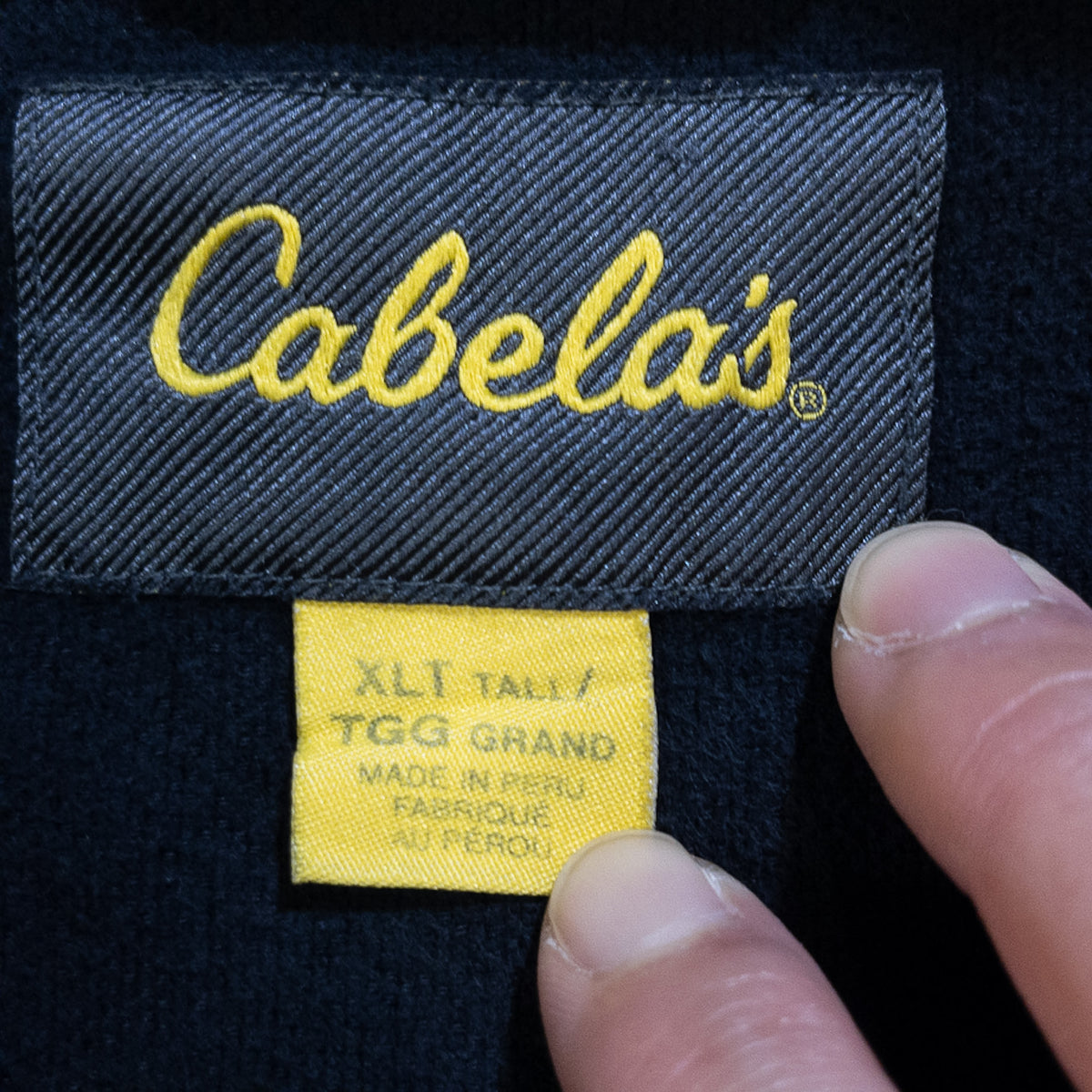 [メンズXL] 00年代 Cabela's/カベラス ネルシャツ シャモアシャツ 黒染め