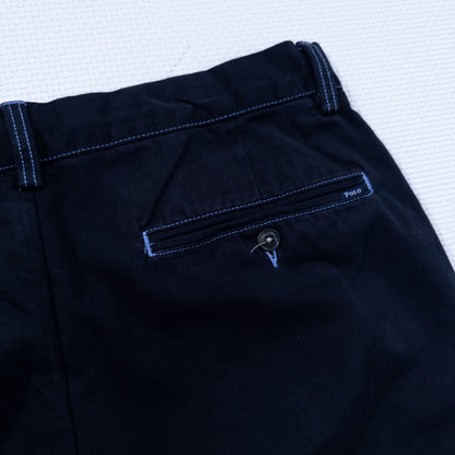 [メンズW31] 90〜00年代 Polo by Ralph Lauren/ポロバイラルフローレン チノパン 黒染め