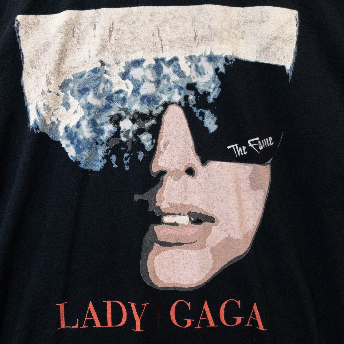 Lady Gaga レディー・ガガ Tシャツ L ブラック プリント GILDAN/ギルダン