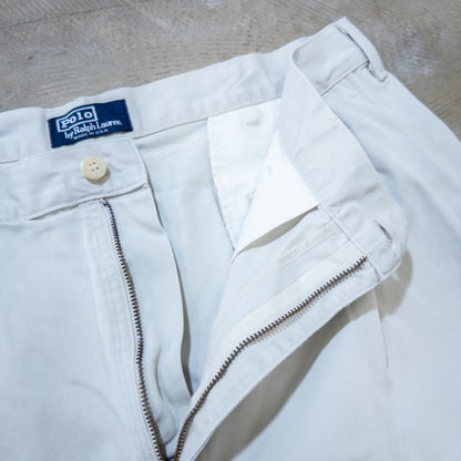 [メンズW33] 90年代 Polo by Ralph Lauren/ポロバイラルフローレン ショートパンツ ラルフローレン ツータック チノショーツ