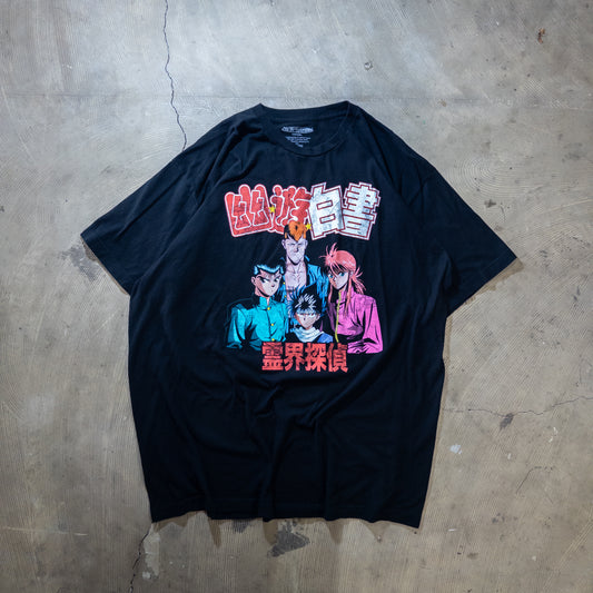 [メンズXL] 00年代 Tシャツ アニメT 幽遊白書 アニメT