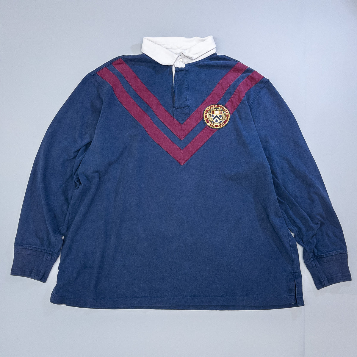[メンズXXL] 90〜00年代 Polo by Ralph Lauren/ポロバイラルフローレン 長袖シャツ ラガーシャツ