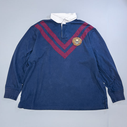 [メンズXXL] 90〜00年代 Polo by Ralph Lauren/ポロバイラルフローレン 長袖シャツ ラガーシャツ