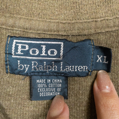 [メンズXXL] 90〜00年代 Polo by Ralph Lauren/ポロバイラルフローレン ニット セーター ハーフジップ コットンニット