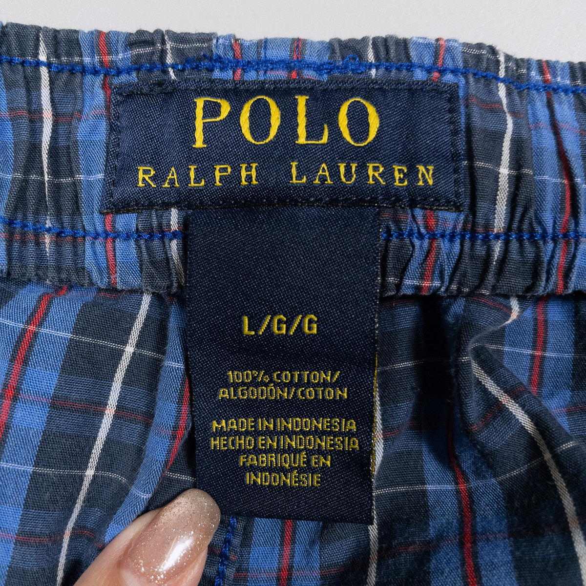 [メンズL] 00年代 Polo Ralph Lauren/ポロラルフローレン スリーピングパンツ パジャマパンツ チェック