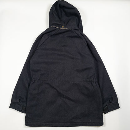 [メンズM] 80〜90年代 L.L.Bean/エルエルビーン ピーコート・ウールコート フード付き ウールコート
