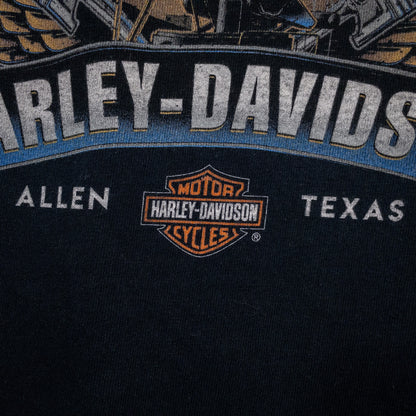 Harley-Davidson ハーレーダビッドソン Tシャツ XL ブラック 企業ロゴプリント