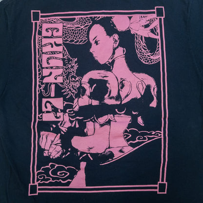 [メンズM] 00年代 STREET FIGHTER ストリートファイター Tシャツ 春麗 チュンリー ゲームT