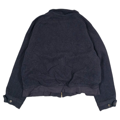 [メンズXL] 90〜00年代 Polo by Ralph Lauren/ポロバイラルフローレン ウール ハリントンジャケット 裏地チェック