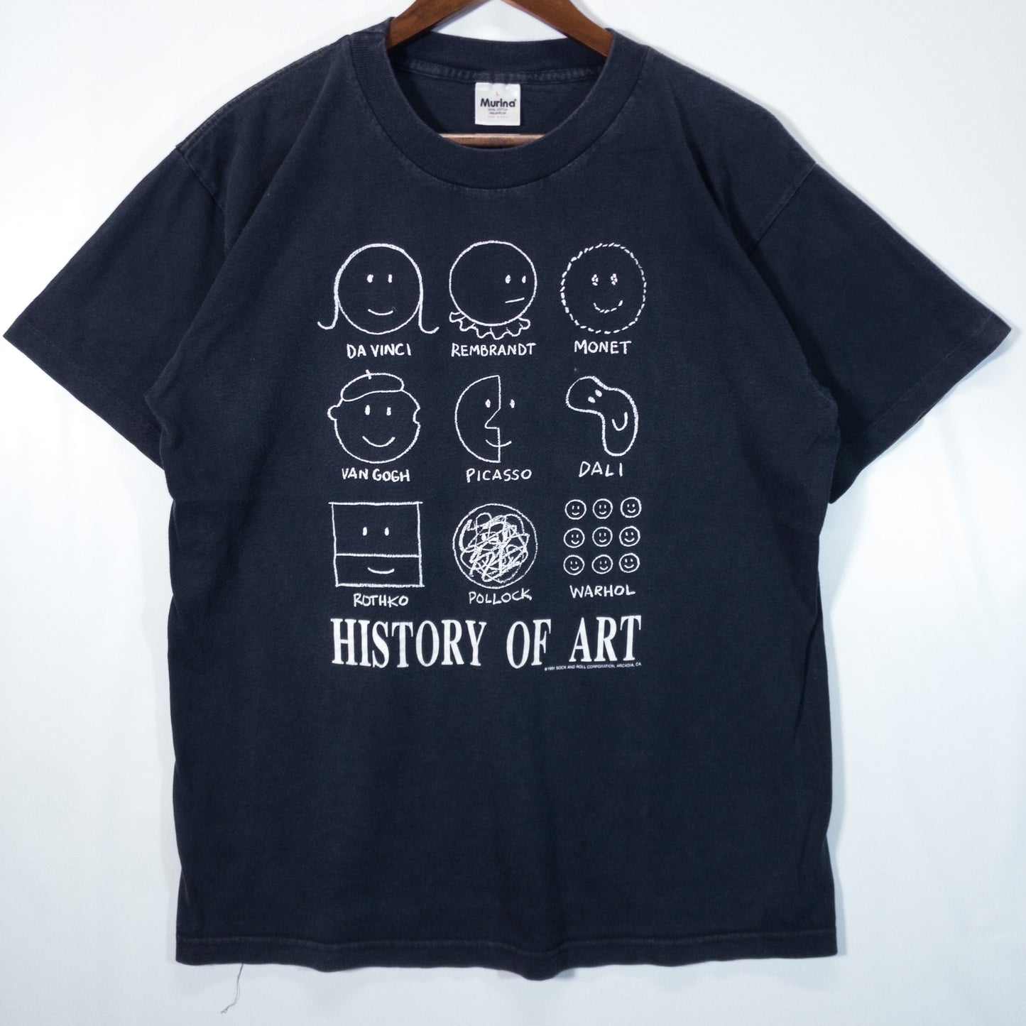 [メンズM] 90年代 Tシャツ HISTORY OF ART アートＴ