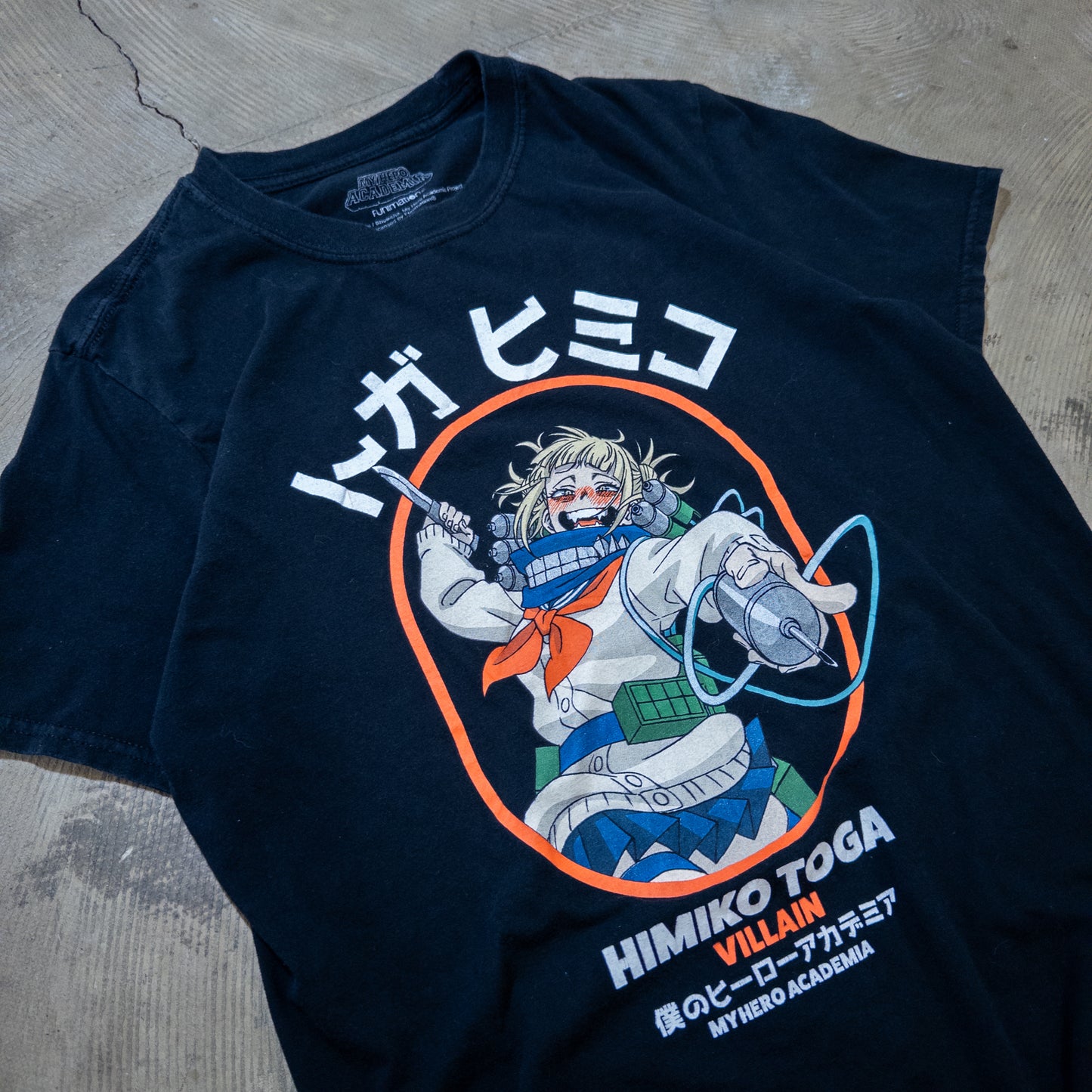 [メンズS] 00年代 Tシャツ アニメT 僕のヒーローアカデミア トガヒミコ