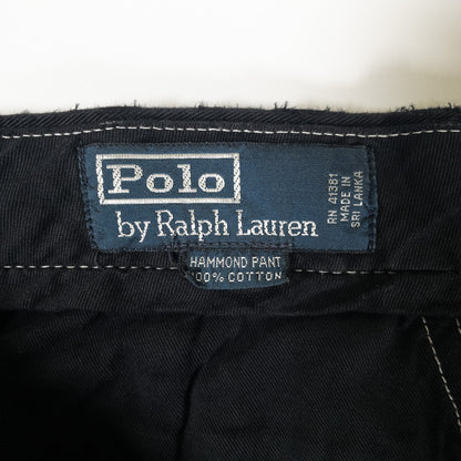 [メンズW30] 90〜00年代 Polo by Ralph Lauren/ポロバイラルフローレン チノパン HAMMOND PANT 黒染め