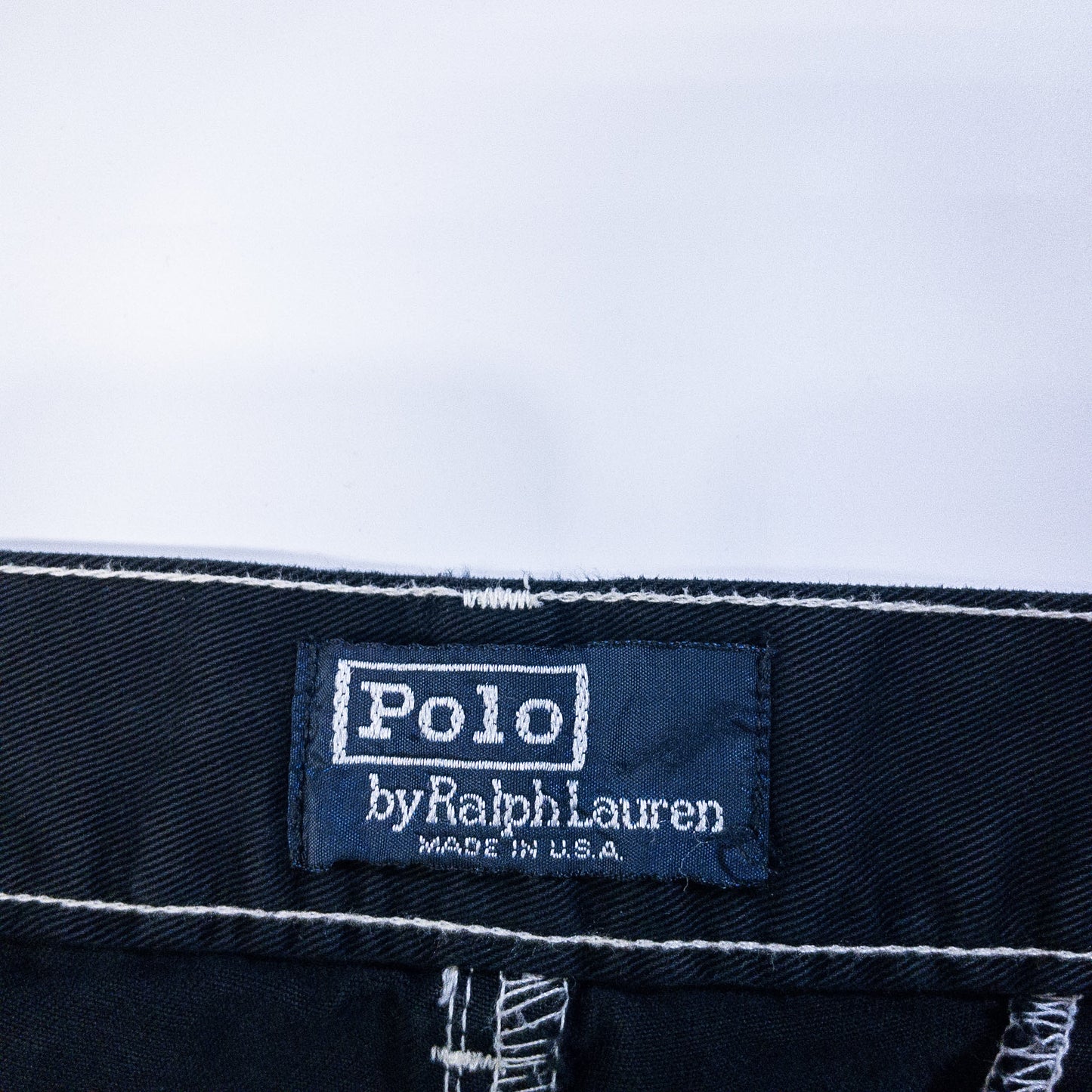 [メンズW28] 90年代 Polo by Ralph Lauren/ポロバイラルフローレン チノパン USA製 黒染め