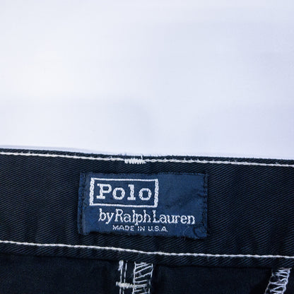 [メンズW28] 90年代 Polo by Ralph Lauren/ポロバイラルフローレン チノパン USA製 黒染め