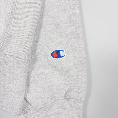 [メンズL] 00年代 Champion/チャンピオン スウェット トレーナー リバースウィーブ バックプリント ワンポイント