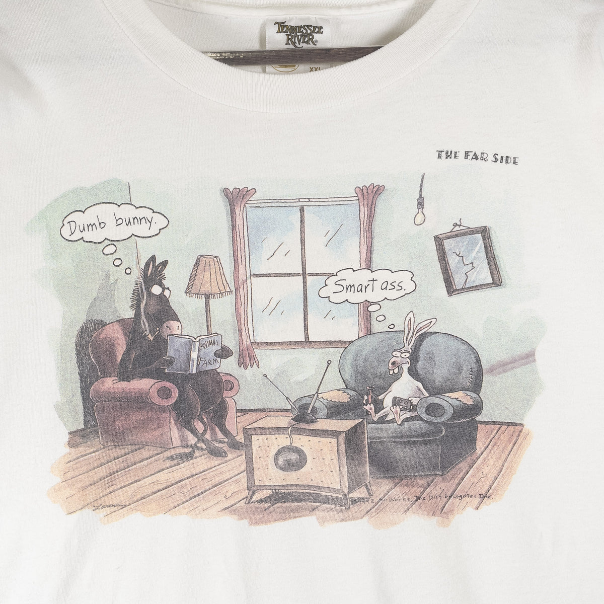 [メンズ3XL] 90年代 Tennessee River Gold Tシャツ THE FAR SIDE アートT